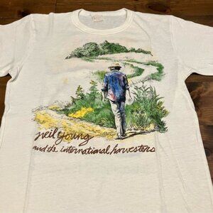 Neil Young 1985 Tour Shirt – Vintage Rock Music Tee – Retro Classic Concert 91